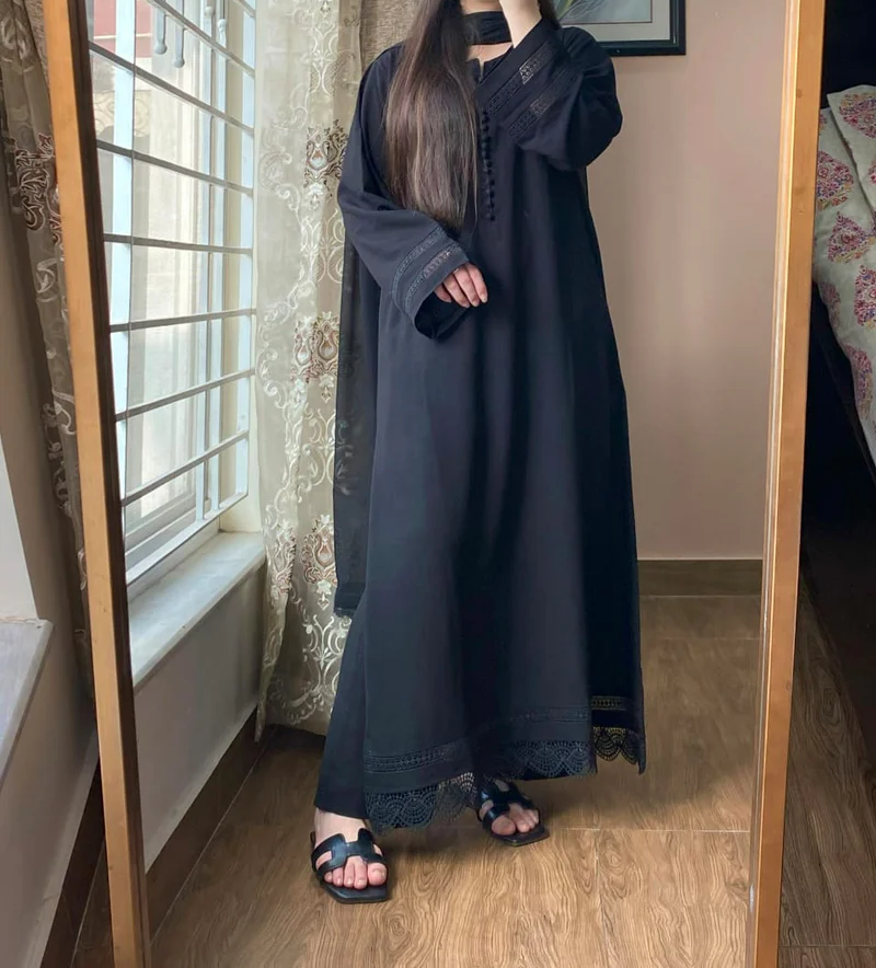 3 PIECE – Silk Karandi Dress