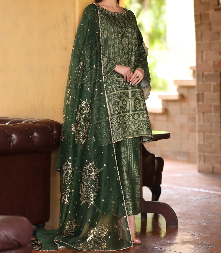 MJD-01 JACQUARD 3 PC STITCHED