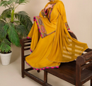 3-Piece Silk Viscose Suit with Chiffon Dupatta & Sharara | BASANT-B25-0005