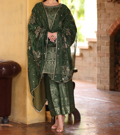 MJD-01 JACQUARD 3 PC STITCHED