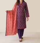 KIRAN 3pcs Stitched Printed Khaddar [D-6287]