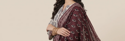 KIRAN 3pcs Stitched Printed Khaddar [D-6288]
