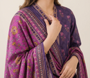 BAHAR 3pcs Stitched Printed Khaddar [D-6268]