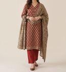 KIRAN 3pcs Stitched Printed Khaddar [D-6148]