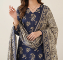 KIRAN 3pcs Stitched Printed Khaddar [D-6147]