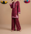 ASHA 2pcs Stitched Emb Staple [D-6232]