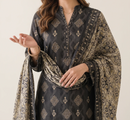 GHAZAL 3pcs Stitched Printed Khaddar [D-6274]