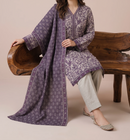 GHAZAL 3pcs Stitched Printed Khaddar [D-6282]