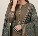 GHAZAL 3pcs Stitched Printed Khaddar [D-6267]