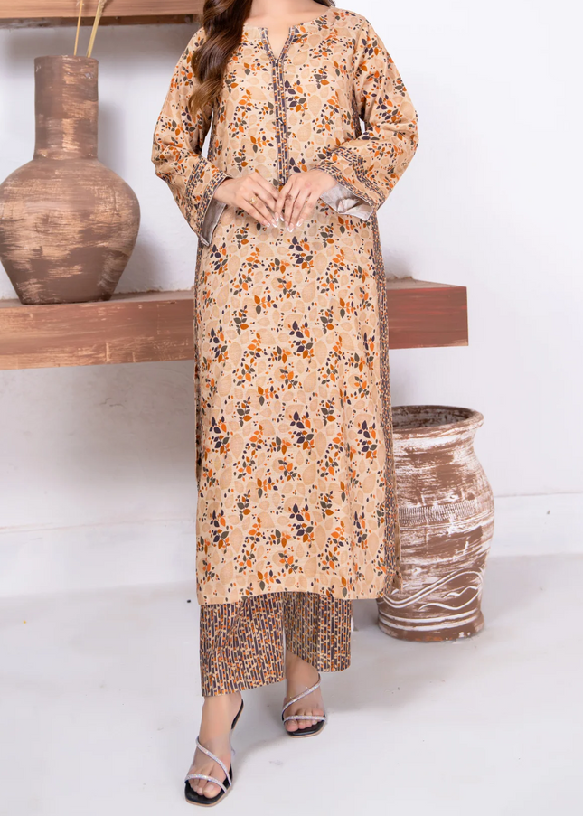 2pc Digital Print Khaddar W24-PRINT-0009