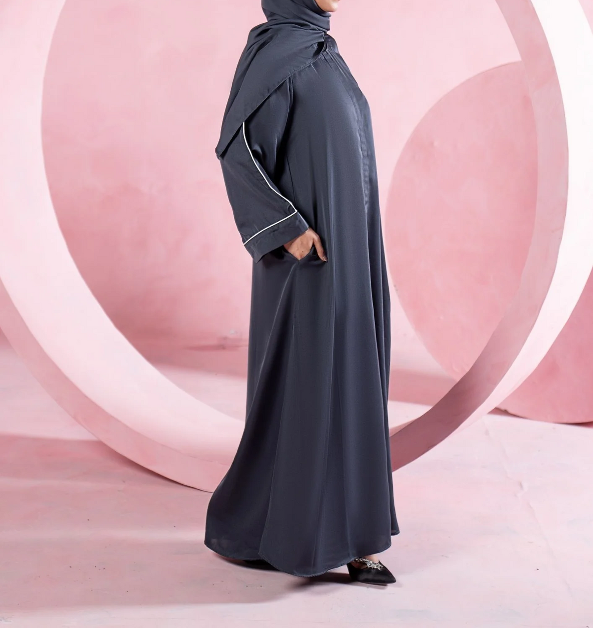 Slate Grace Abaya ABL-A26-0003