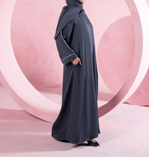 Slate Grace Abaya ABL-A26-0003