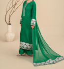 3-Piece Silk Viscose Suit with Chiffon Dupatta | BASANT-B25-0003