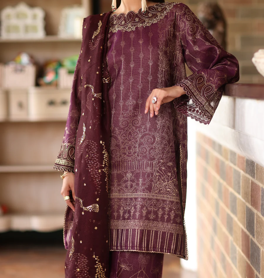 MJD-03 JACQUARD 3 PC STITCHED