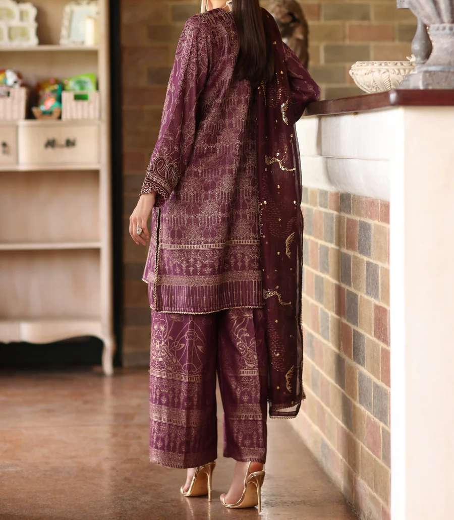 MJD-03 JACQUARD 3 PC STITCHED