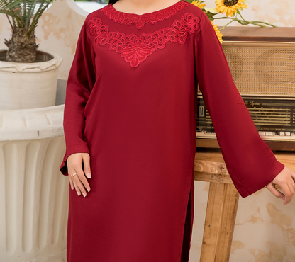 2pc Embroidered Deluxe Karandi W24-EMB-0018