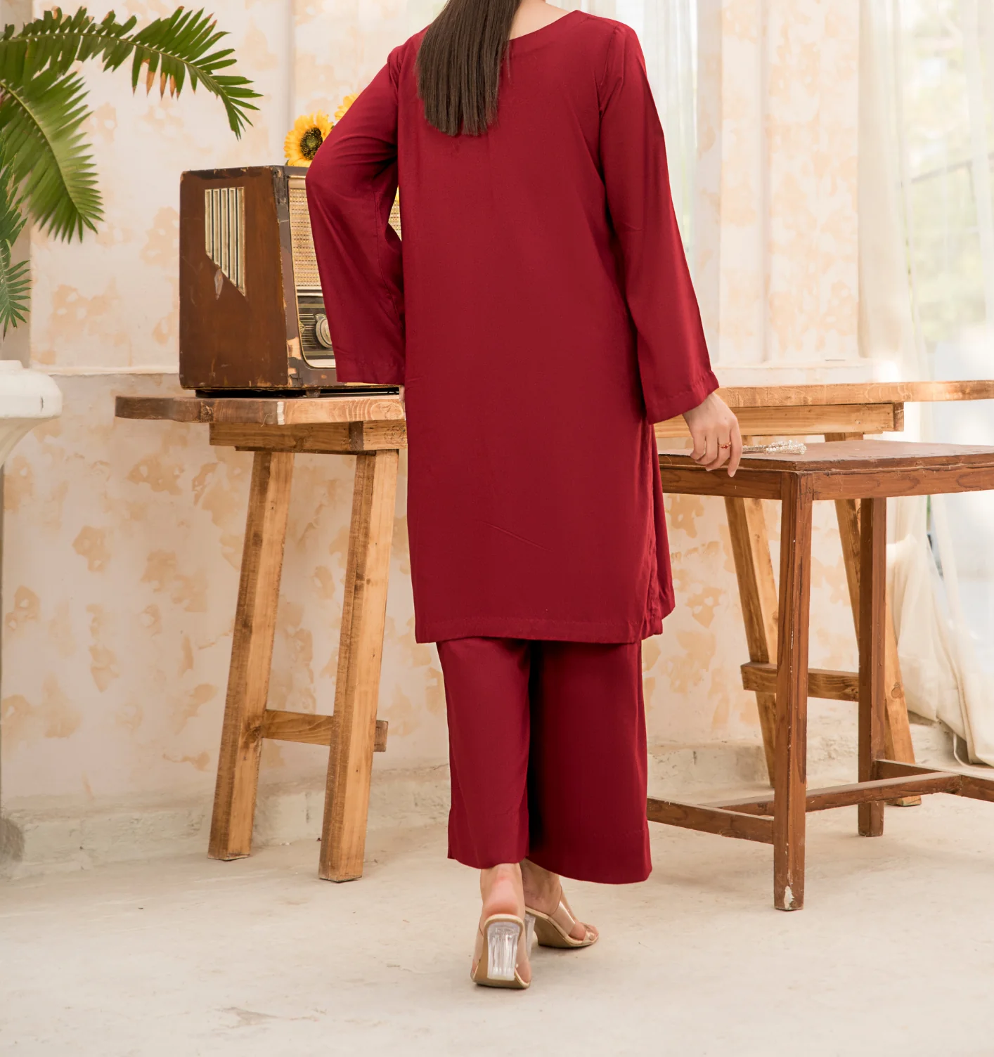 2pc Embroidered Deluxe Karandi W24-EMB-0018