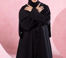 Noir Cascade Abaya ABL-A26-0006