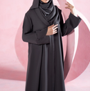 Charcoal Classic Abaya ABL-A26-0007
