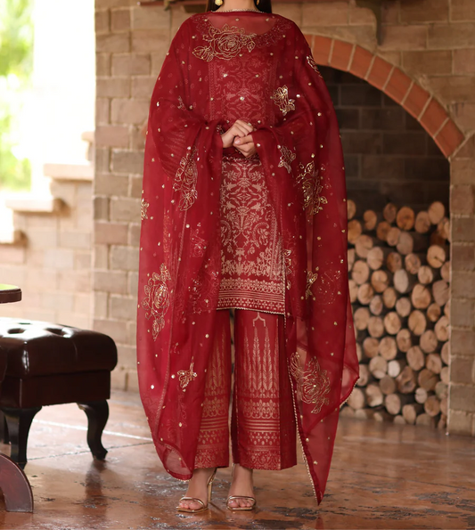 MJD-02 JACQUARD 3 PC STITCHED