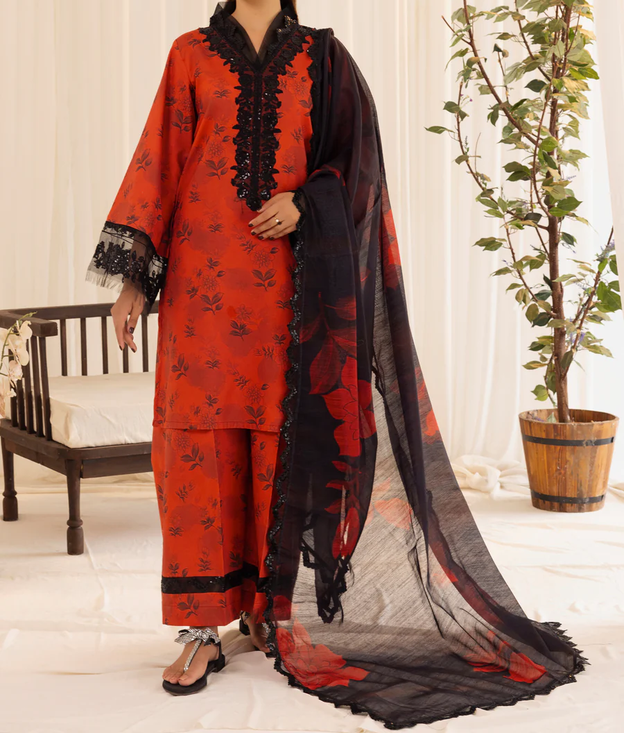 GLS-13 3PC Lawn STITCHED