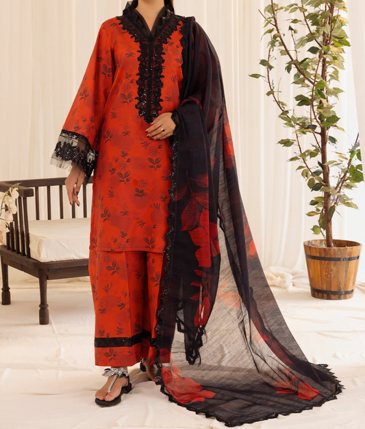 GLS-13 3PC Lawn STITCHED