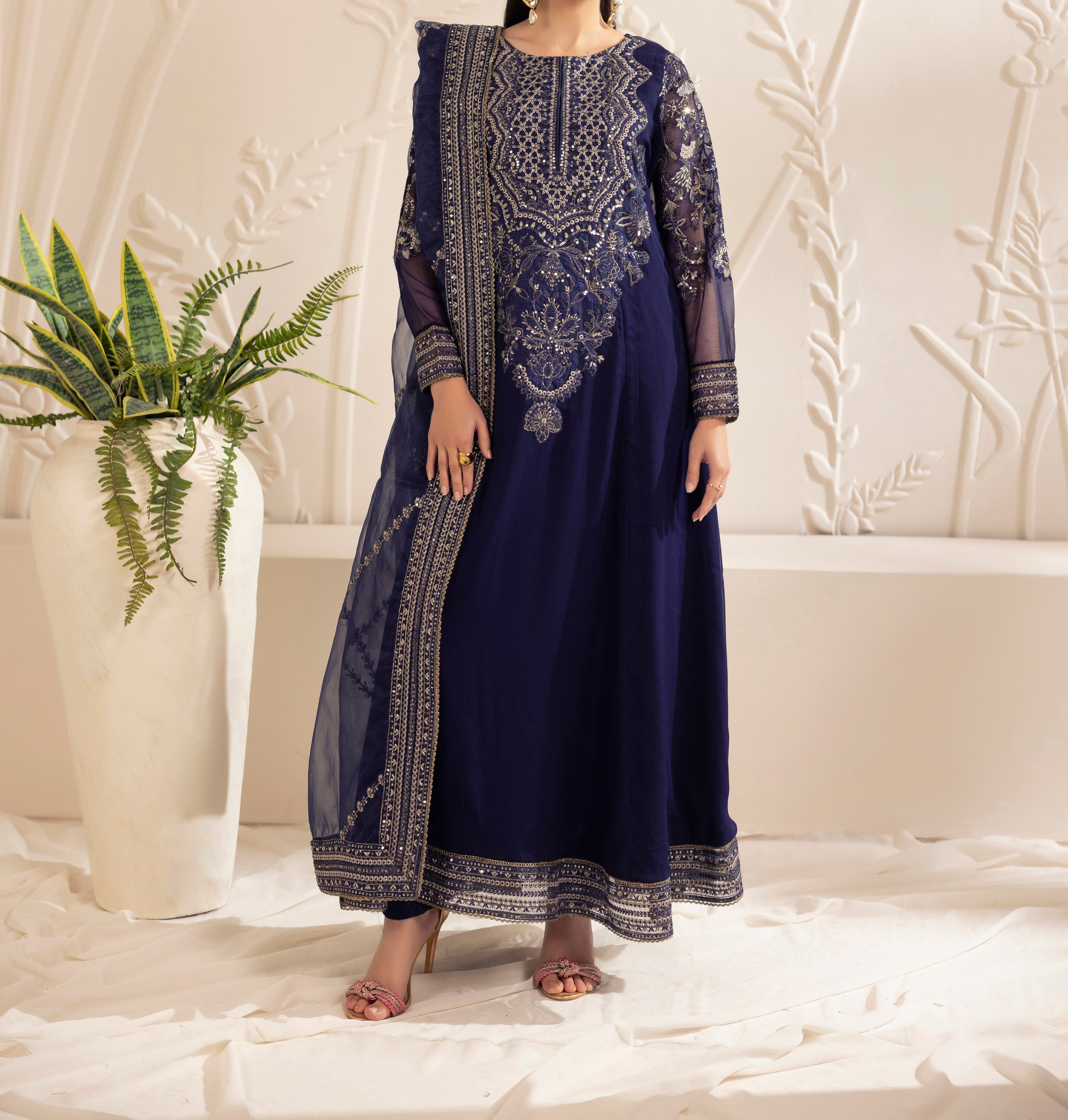 MGG-101 CHIFFON 3PC STITCHED