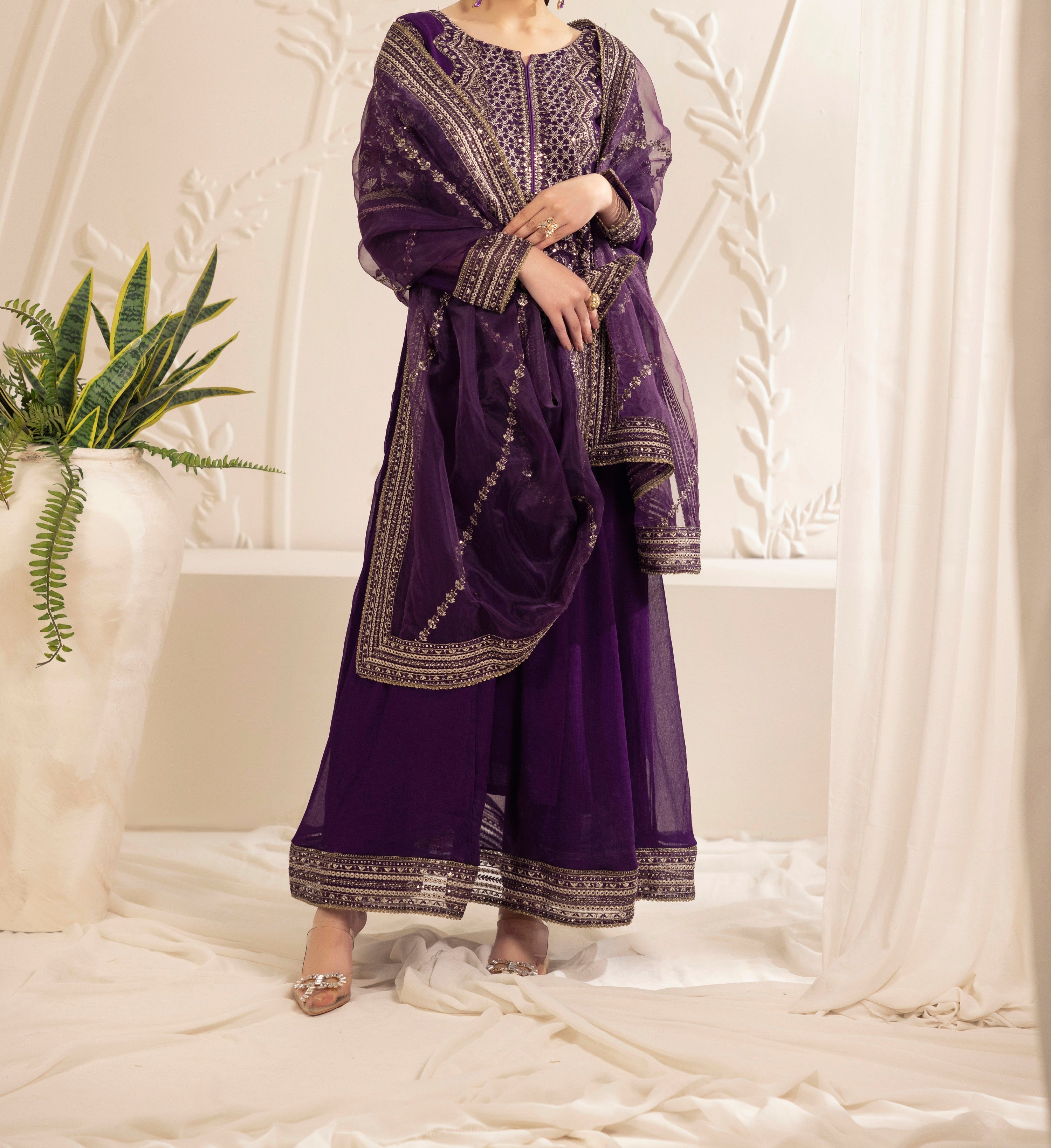 MGG-102 CHIFFON 3PC STITCHED