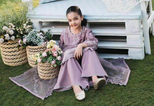 Lilly 3 piece kids suit lilac