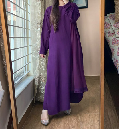 3 PIECE – Silk Karandi Dress