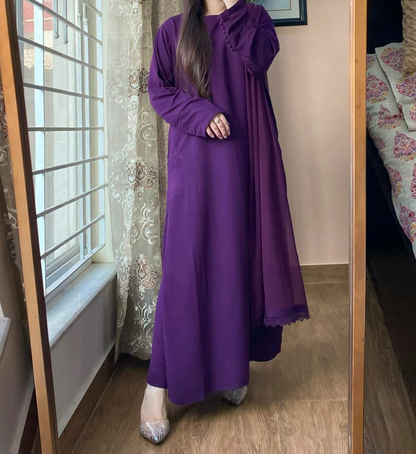 3 PIECE – Silk Karandi Dress