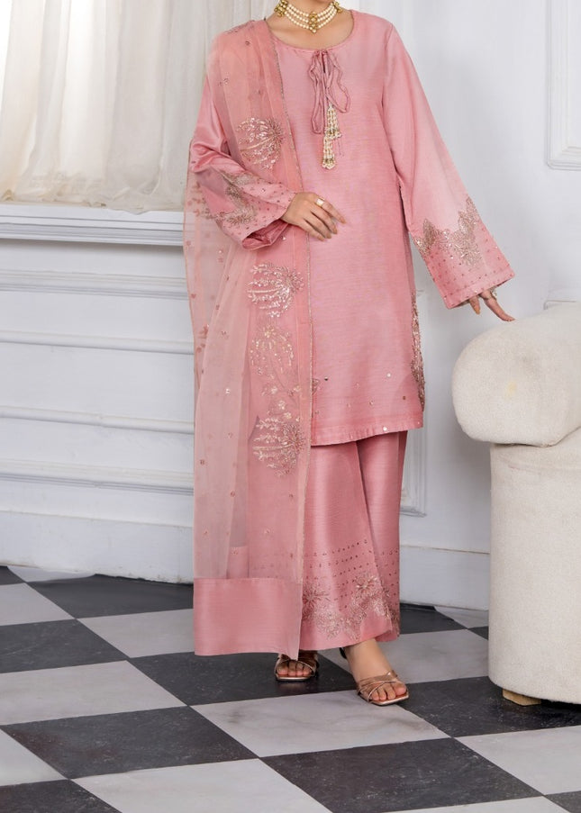 Aura Eid Peach Cambric Cotton