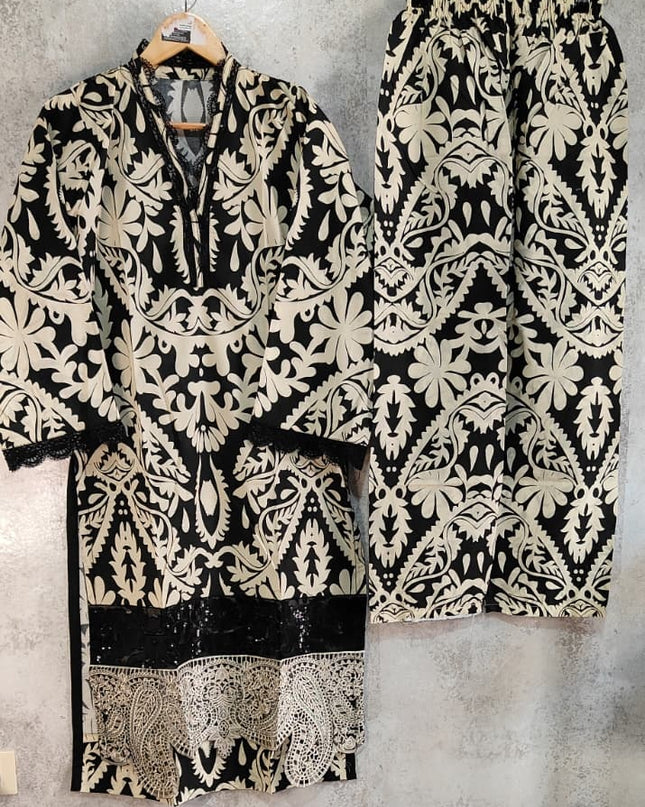3-Pc  Lawn Dress