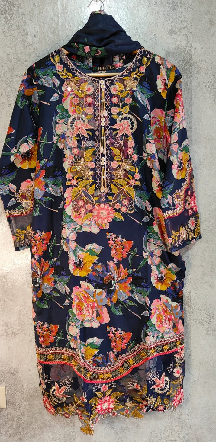 3-Pc  Lawn Dress