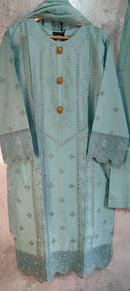 3-Pc  Lawn Dress