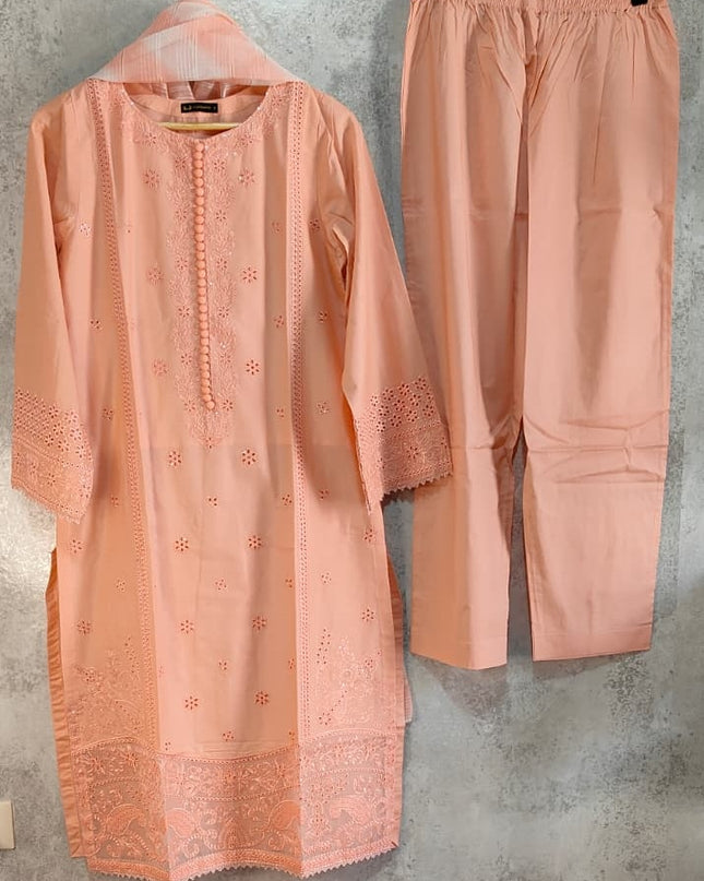 3-Pc  Lawn Dress