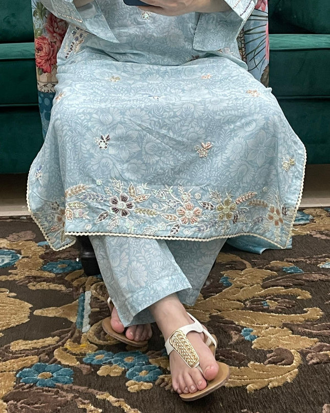 3-Pc  Lawn Dress