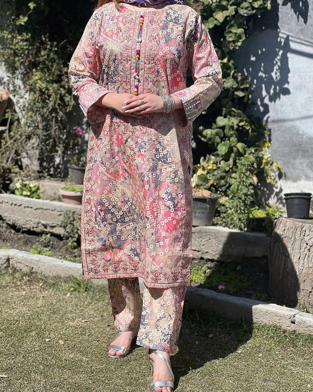 3-Pc  Lawn Dress