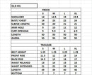 CLS-01 3PC STITCHED