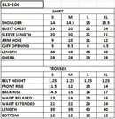BLS-206 4PC STITCHED