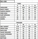 BLS-208 4PC STITCHED