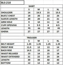 BLS-210 4PC STITCHED