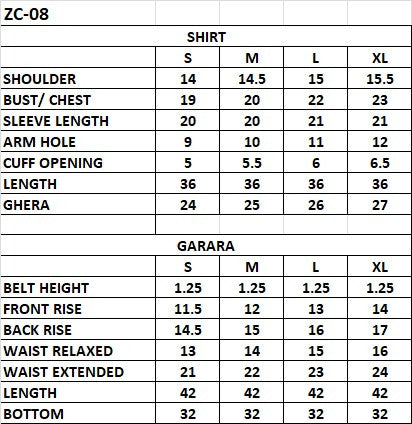 ZC-08 3 PC STITCHED