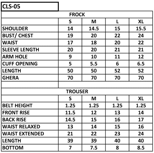 CLS-05 3PC STITCHED