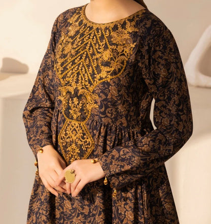 DZP-01 3PC DHANAK PRINTED