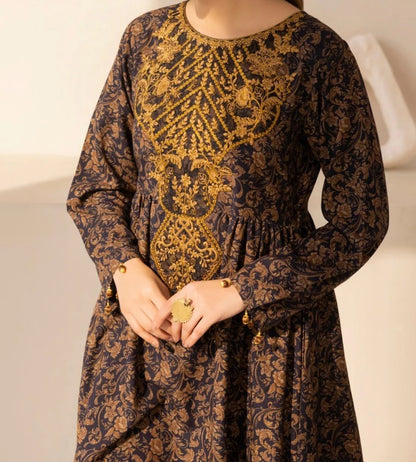 DZP-01 3PC DHANAK PRINTED