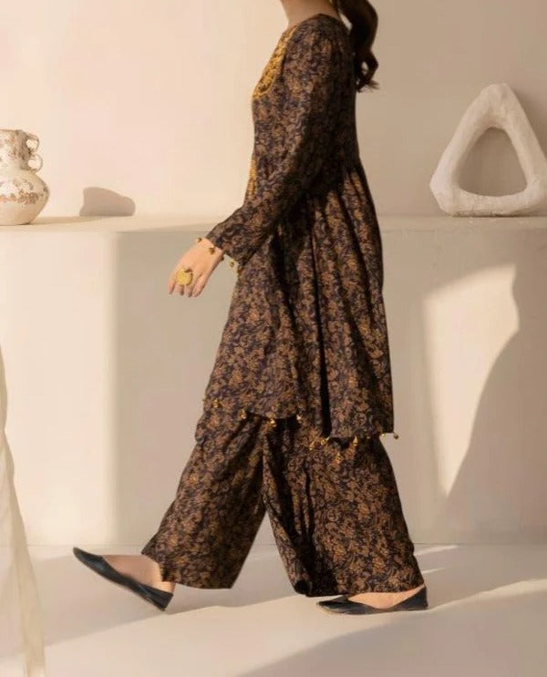 DZP-01 3PC DHANAK PRINTED