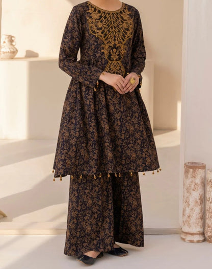 DZP-01 3PC DHANAK PRINTED